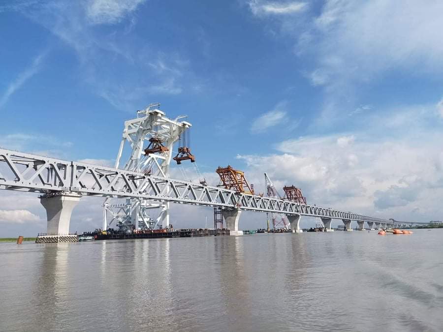 Span of Padma Setu visible more 
